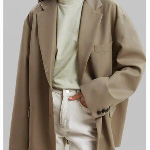 Like NEW FRANKIE OVERSIZED BOYFRIEND BLAZER - DESERT TAUPE XS/S